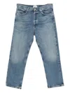 Agolde Magnus Button Jeans In Blue