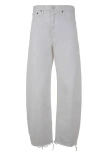 Agolde High Waisted Wide Leg Jeans In Multicolor