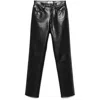 Agolde Recycled Leather 90s Pinch Waist Pants In Multicolor