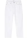 Agolde White Jeans In Regenerated Denim In Neutral
