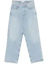 Agolde Wide-leg High-waisted Cotton Jeans In Prvl