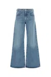 Agolde Harper Straight Cropped Jeans In Signal
