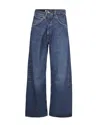 Agolde Blue Vana Fold Jeans In Blue