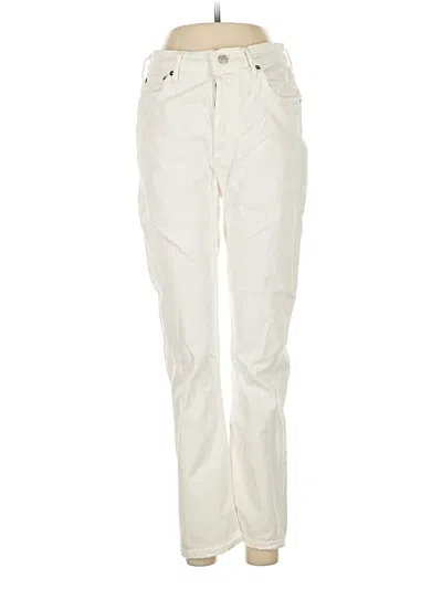 Pre-owned Agolde Jeans In White