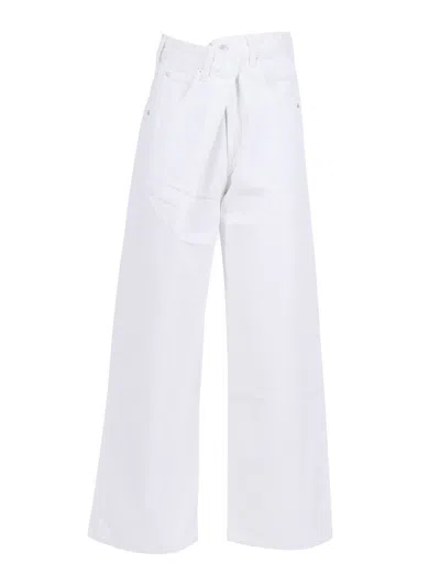 Agolde Vana Fold Jean In White