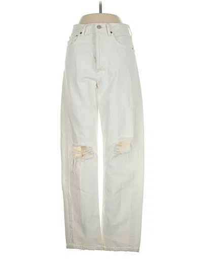 Pre-owned Agolde Jeans In White