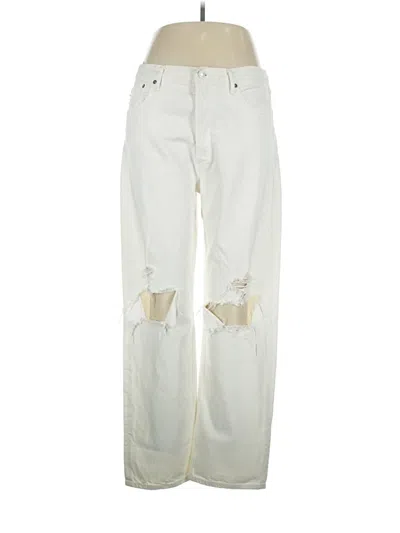 Pre-owned Agolde Jeans In White
