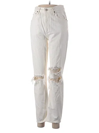 Pre-owned Agolde Jeans In White