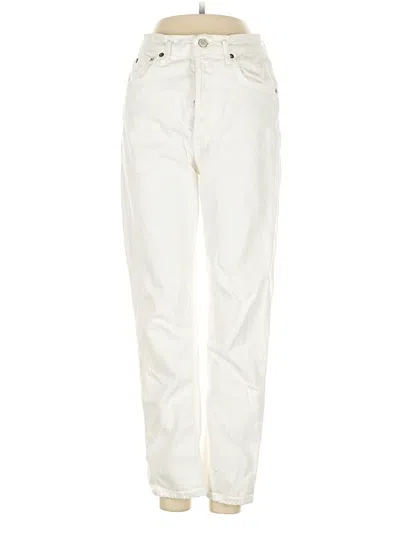 Pre-owned Agolde Jeans In White