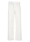 Agolde Kelly Rigid High-rise Straight-leg Jeans In White