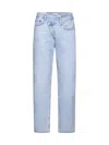 Agolde Women Kye In Diversion Five-pocket Straight Leg Pants In Wired
