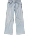 Agolde Kelly Denim Jeans With Belt Loops In Blue