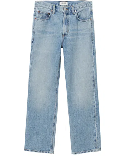 Agolde Jeans With Belt Loops In Blue