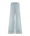 Agolde Jeans With Belt Loops In Blue