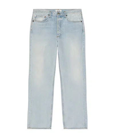 Agolde Jeans With Belt Loops In Blue