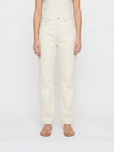 Agolde ジーンズ  レディース カラー ビスケット In White