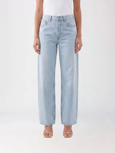 Agolde Jeans Woman In Blue