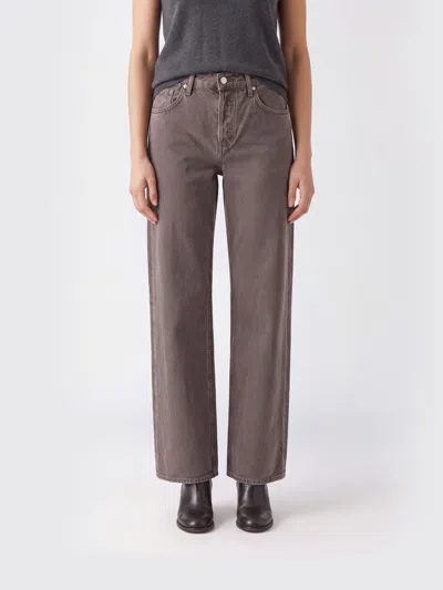 Agolde Jeans Woman In Brown