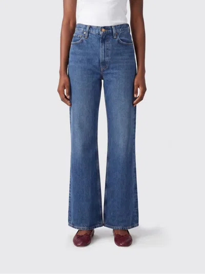 Agolde Jeans Woman In Blue