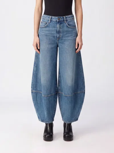 Agolde Jeans Woman Color Denim In Blue