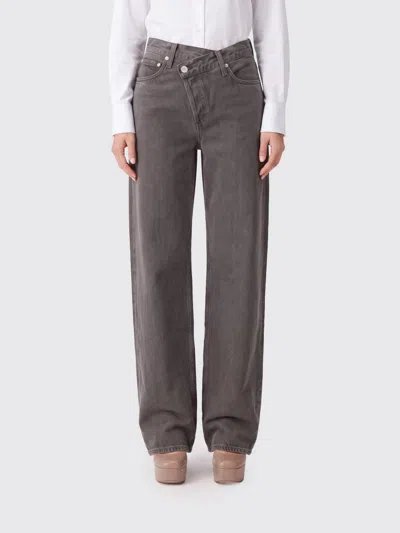 Agolde Jeans Woman In Gray
