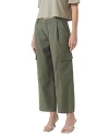 Agolde Jericho Cropped Cargo Pants In Fatigue (med Brown)