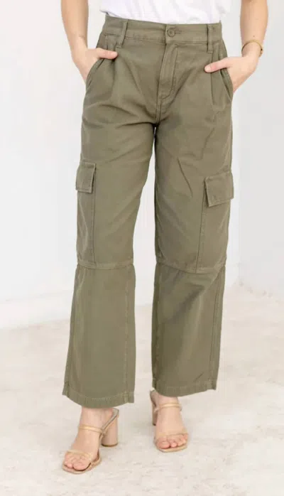 Agolde Jericho Pant In Fatigue In Green