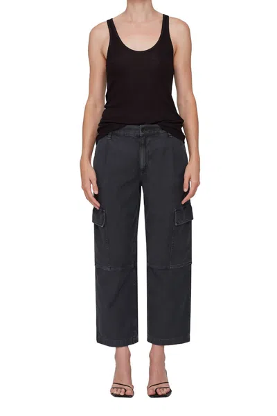 Agolde Jericho High Waist Ankle Wide Leg Jeans In Multi