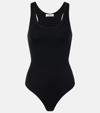 Agolde Jersey Bodysuit In Black