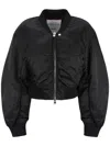 Agolde Jett Bomber Jacket In Black
