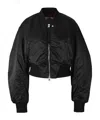 Agolde Jett Bomber Jacket In Black