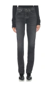 Agolde Jetta Stacked Skinny Jeans In Black
