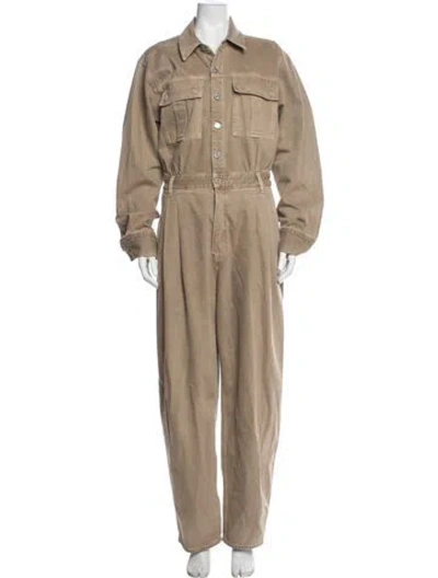 Pre-owned Agolde Jumpsuit In Neutrals