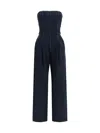 Agolde Agyness Strapless Jumpsuit In Illusion In Blue