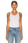 Agolde Karla Tank In White