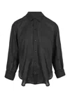 Agolde Kayla Shirt Black In Black