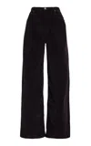Agolde Keira Corduroy Low-rise Baggy Jeans In Brown