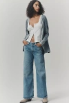 Agolde Harper Mid-rise Relaxed Straight-leg Jeans In Blue