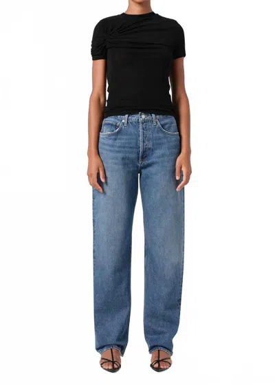 Agolde Kelly High Rise Jean In Essence In Blue
