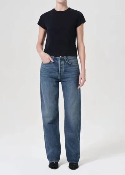 Agolde Kelly High Rise Jean In Essence In Blue