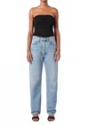 Agolde "used Effect Fran Jeans" In Blue