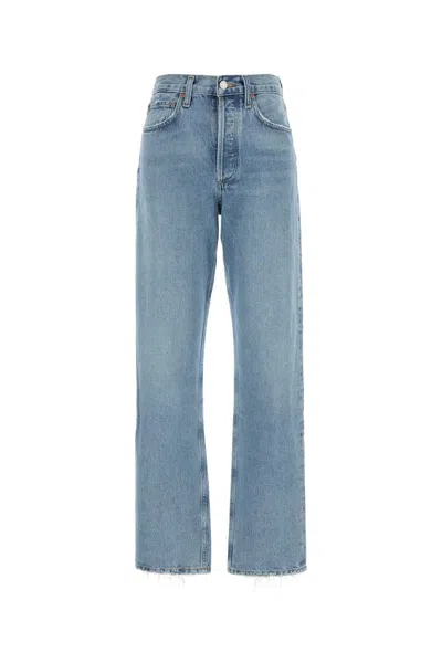 Agolde Kelly Jean In Harmonic In Blue