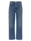 Agolde 'kelly' Jeans With Rivet Details In Black