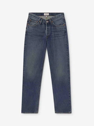Agolde Kelly V-waist Jeans In Blue