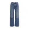 Agolde Luna Pieced Cotton Denim Jeans