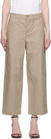 Agolde Daria Wide-leg Utility Pants In Duffle