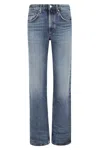 Agolde V-waist Kelly Jeans With Classic Five-pocket Design In Blue