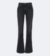 Agolde Kick Boot Bootcut Jeans In Black