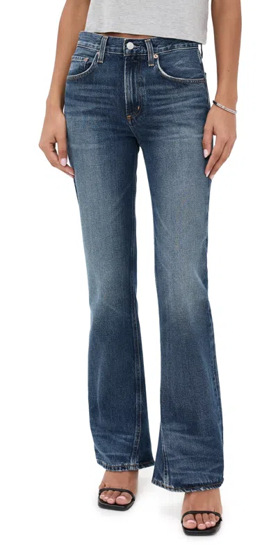 AGOLDE KICK BOOT JEANS STENCIL
