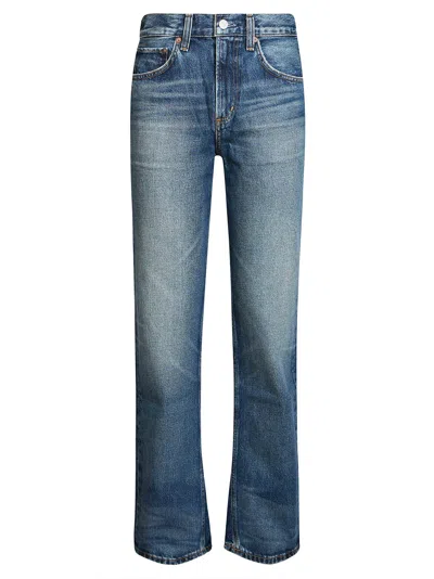Agolde Kick Boot Mid Rise Jeans In Denim